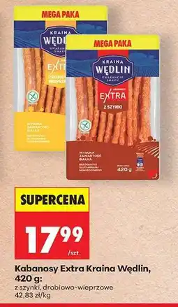 Biedronka Kabanosy Extra Kraina Wędlin, 420 g oferta