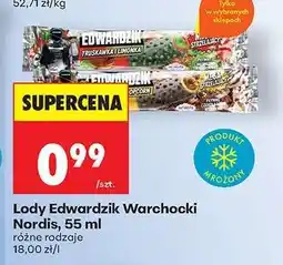 Biedronka Lody Edwardzik Warchocki Nordis, 55 ml oferta