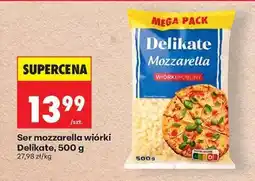 Biedronka Ser mozzarella wiórki Delikate, 500 g oferta