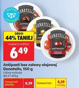 Biedronka Antipasti bez zalewy olejowej Donatello, 150 g oferta