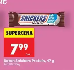Biedronka Baton Snickers Protein, 47 g oferta