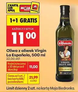 Biedronka Oliwa z oliwek Virgin La Española, 500 ml oferta