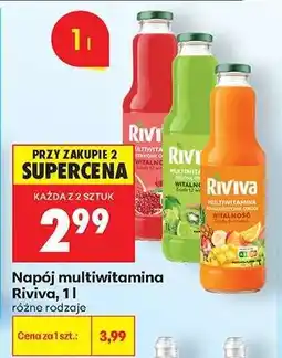Biedronka Napój multiwitamina Riviva, 1 l oferta