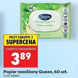 Biedronka Papier nawilżany Queen , 60 szt oferta