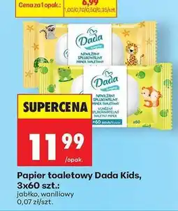 Biedronka Papier toaletowy Dada Kids, 3x60 szt oferta