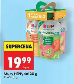 Biedronka Musy HiPP, 4x120 g oferta