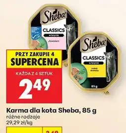 Biedronka Karma dla kota Sheba, 85 g oferta