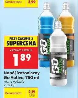 Biedronka Napój izotoniczny Go Active, 750 ml oferta