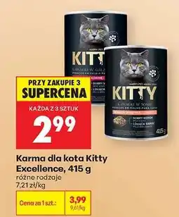 Biedronka Karma dla kota Kitty Excellence, 415 g oferta