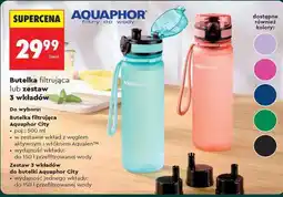 Biedronka Butelka filtrująca lub zestaw 3 wkładów oferta