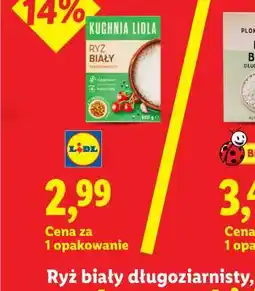 Lidl Ryż biały długoziarnisty oferta