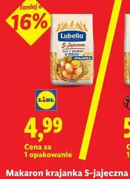 Lidl Makaron krajanka 5-jajeczna oferta