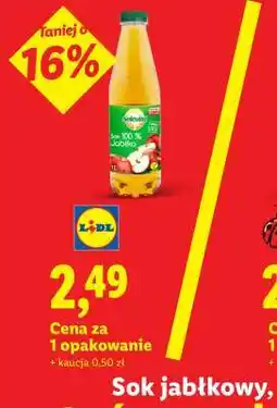 Lidl Sok 100% jabłko oferta