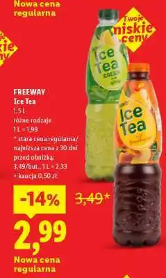 Lidl FREEWAY Ice Tea oferta