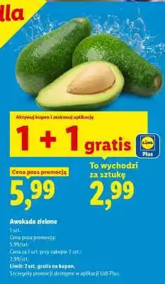 Lidl Awokado zielone oferta