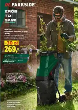 Lidl PARKSIDE Rozdrabniacz elektryczny do gałęzi, 2400 W oferta
