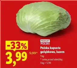 Lidl Polska kapusta gołąbkowa, luzem oferta