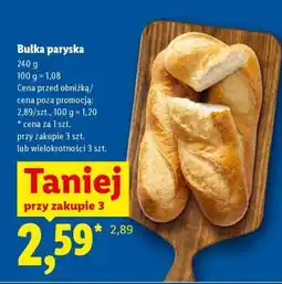 Lidl Bułka paryska oferta
