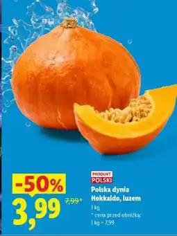 Lidl Polska dynia Hokkaido, luzem oferta