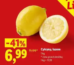 Lidl Cytryny luzem oferta
