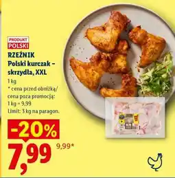Lidl Rzeźnik Polski kurczak – skrzydła, XXL oferta