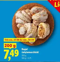 Lidl Rogal świętomarciński oferta
