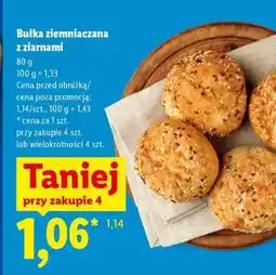 Lidl Bułka ziemniaczana z ziarnami oferta