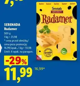 Lidl SERENADA Radamer oferta