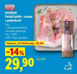 Lidl Polski królik tuszka z podrobami oferta