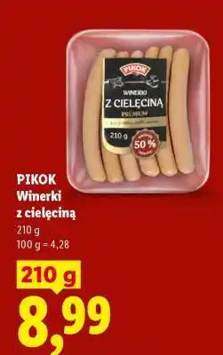 Lidl PIKOK Winerki z cielęciną oferta