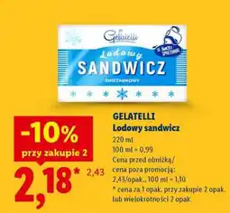 Lidl GELATELLI Lodowy sandwicz oferta