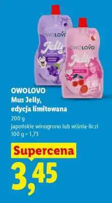 Lidl OWOLOVO Mus Jelly, edycja limitowana oferta
