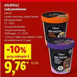 Lidl GELATELLI Lody proteinowe oferta