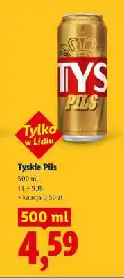 Lidl Tyskie Pils oferta