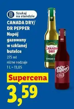 Lidl CANADA DRY/DR PEPPER oferta