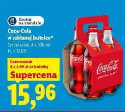 Lidl Coca-Cola w szklanej butelce oferta