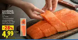 Lidl Łosoś atlantycki, filet ze skórą, XXL oferta