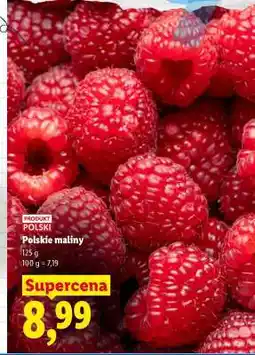Lidl Polskie maliny oferta