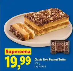 Lidl Ciasto Lion Peanut Butter oferta