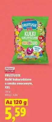 Lidl FRUTUSIE Kulki kukurydziane o smaku owocowym, XXL oferta