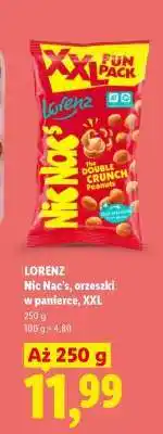 Lidl Lorenz Nic Nac’s, orzeszki w panierce, XXL oferta