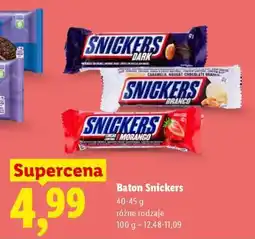 Lidl Baton Snickers oferta