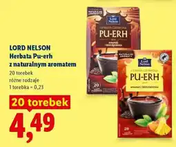 Lidl LORD NELSON Herbata Pu-erh oferta