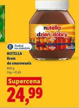 Lidl NUTELLA Krem do smarowania oferta