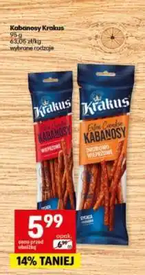Delikatesy Centrum Kabanosy KRAKUS oferta