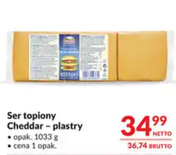 Makro Ser topiony Cheddar - plastry oferta