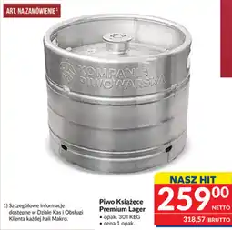 Makro Piwo Książęce Premium Lager oferta