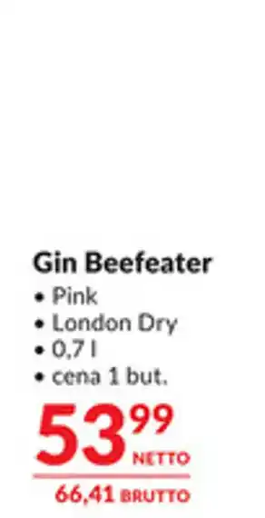 Gin Beefeater Pink London Dry