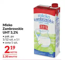 Makro Mleko Zambrowskie UHT 3,2% oferta