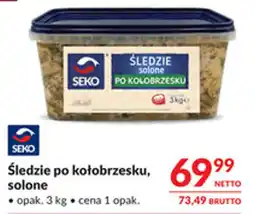 Makro Śledzie po kołobrzesku, solone oferta